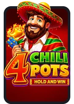 4 Chili Pots Hold and Win — слот от Playson